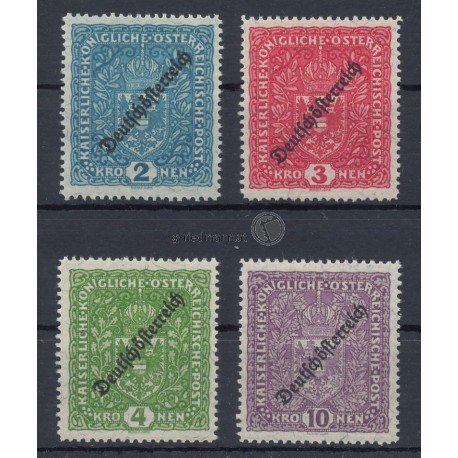 Kronenwerte mit Aufdruck