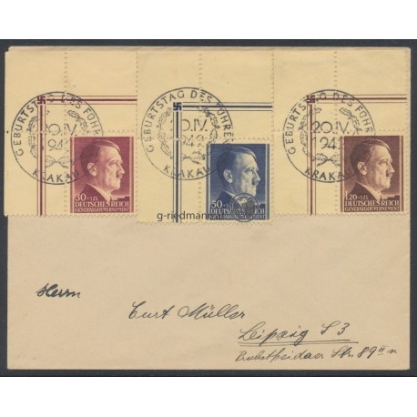 1942,GG- Satzbrief, Ersttag