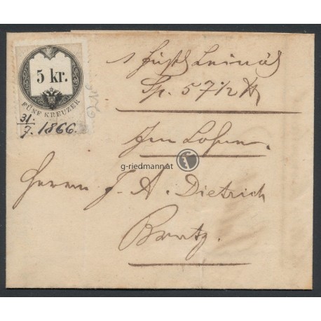 1866, Rechnung F.J. Bargehr