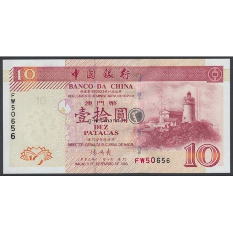 10 Patacas - China,Macau