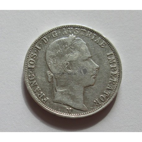 1 FL/Gulden (Ag) 1858 Mailand