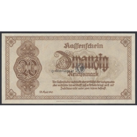 20 Reichsmark - Sudetenland