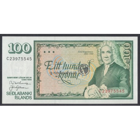 100 Kronen - Island