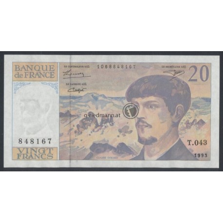 20 Francs - Frankreich