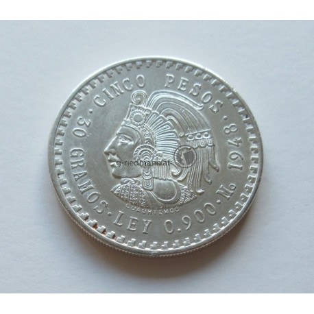 1948, Mexiko 5 Pesos