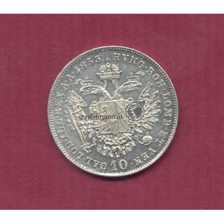 10 Kreuzer 1853 (Franz Joseph I.)
