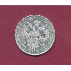 20 Kreuzer 1852 (Kaiser Franz Joseph I.)