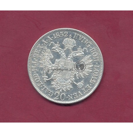 20 Kreuzer 1852 (Kaiser Franz Joseph I.)