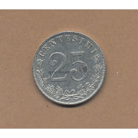 25 Centesimi 1902 Königreich Italien