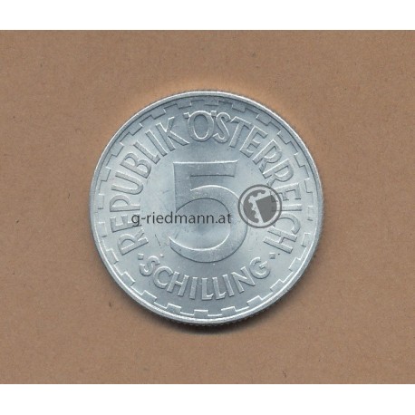 5 Schilling 1952