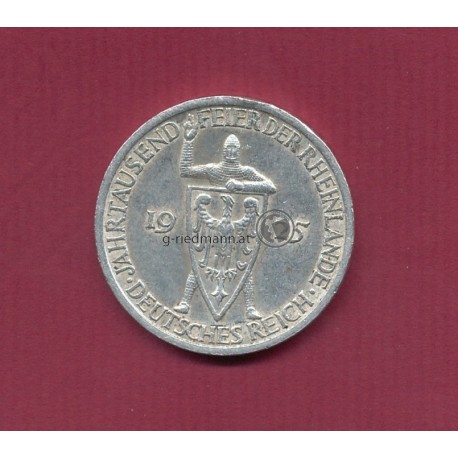 3 Reichsmark 1925 D.Reich