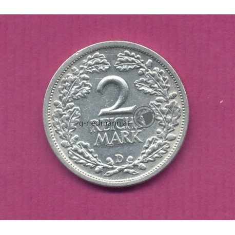 2 Reichsmark 1926