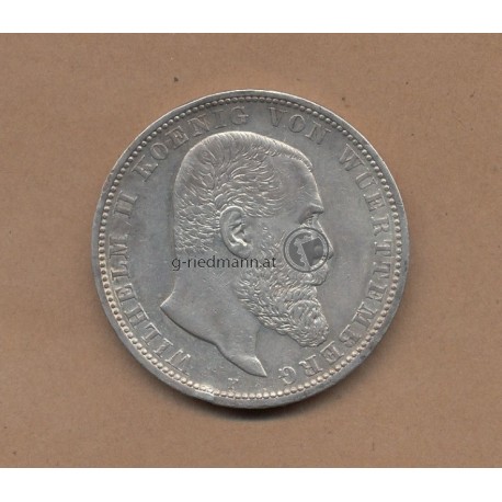 5 Mark Württemberg 1900