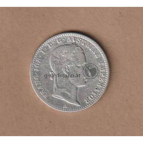 1/4 FL (Gulden) 1858 Kaiser Franz Joseph I.