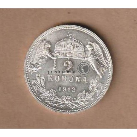 2 Kronen Ungarn 1912