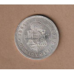 1 Forint (1 Gulden) 1884 K.B.