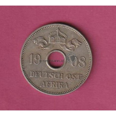 10 Heller 1908 Deutsch-Ostafrika