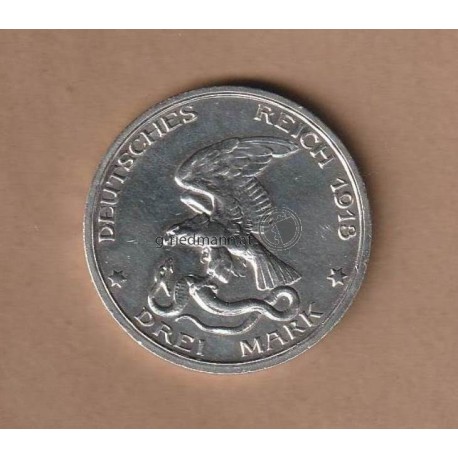 3 Mark Preußen 1913