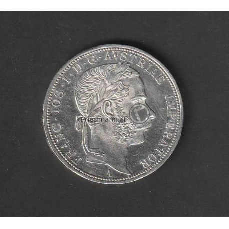 2 Gulden Kaiser F. Joseph I. 1866