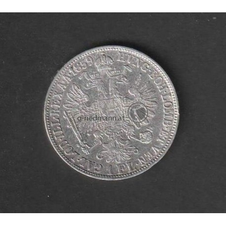 1 Gulden 1859 M Kaiser Fr. Joseph I.