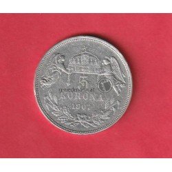 5 Korona 1907 Ungarn