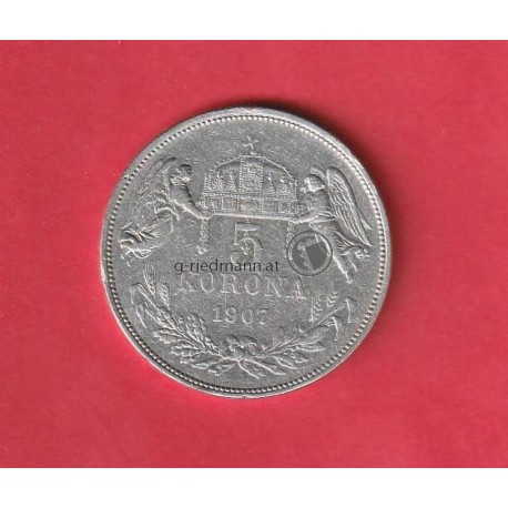 5 Korona 1907 Ungarn
