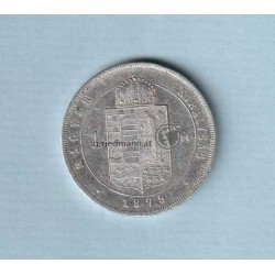 1 Forint (1 Gulden) 1879 K.B.