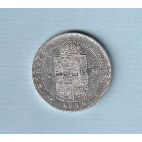 1 Forint (1 Gulden) 1884 K.B.