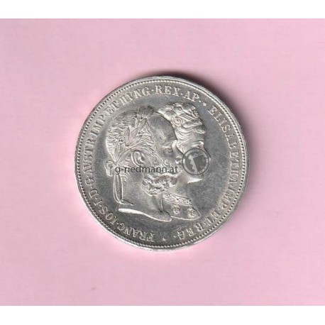 2 Gulden zur Silberhochzeit 1879