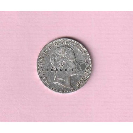 1/4 FL (Gulden) 1858 Kaiser Franz Joseph I.