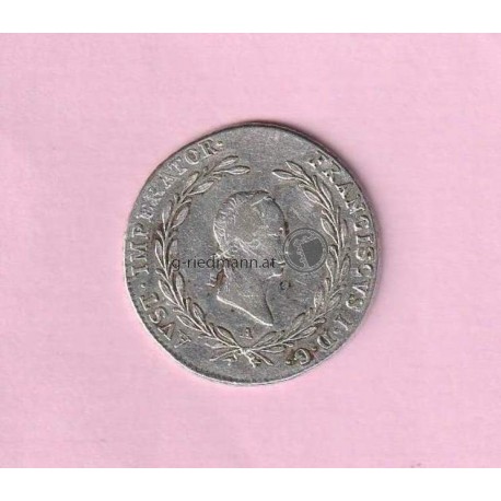 20 Kreuzer 1833 Franz II.