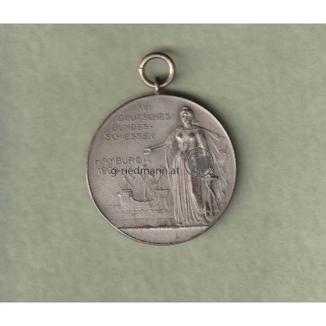 Medal-Hamburg-16.Bundesschießen-1909