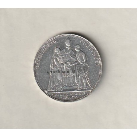 1 Taler (2 Gulden) 1854 Kaiser Franz Joseph I./Sissi